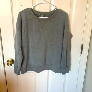 furry american eagle crew neck